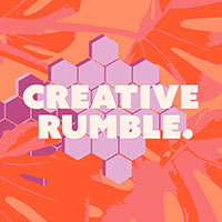 Creative Rumble podcast logo